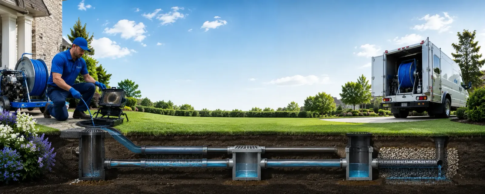 Outdoor drain cleaning information for Troutdale, VA